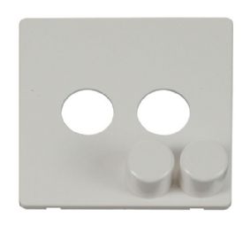 SCP242PW  Definity 2 Gang Dimmer Switch Cover Plate
